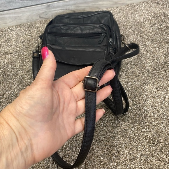 Leather Direct Men’s Messenger Army Travel Bag Crossbody - Picture 9 of 14